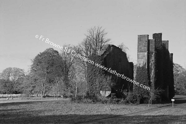 BIRR CASTLE  RUINS OF TELESCOPE HOUSE AND DETAILS